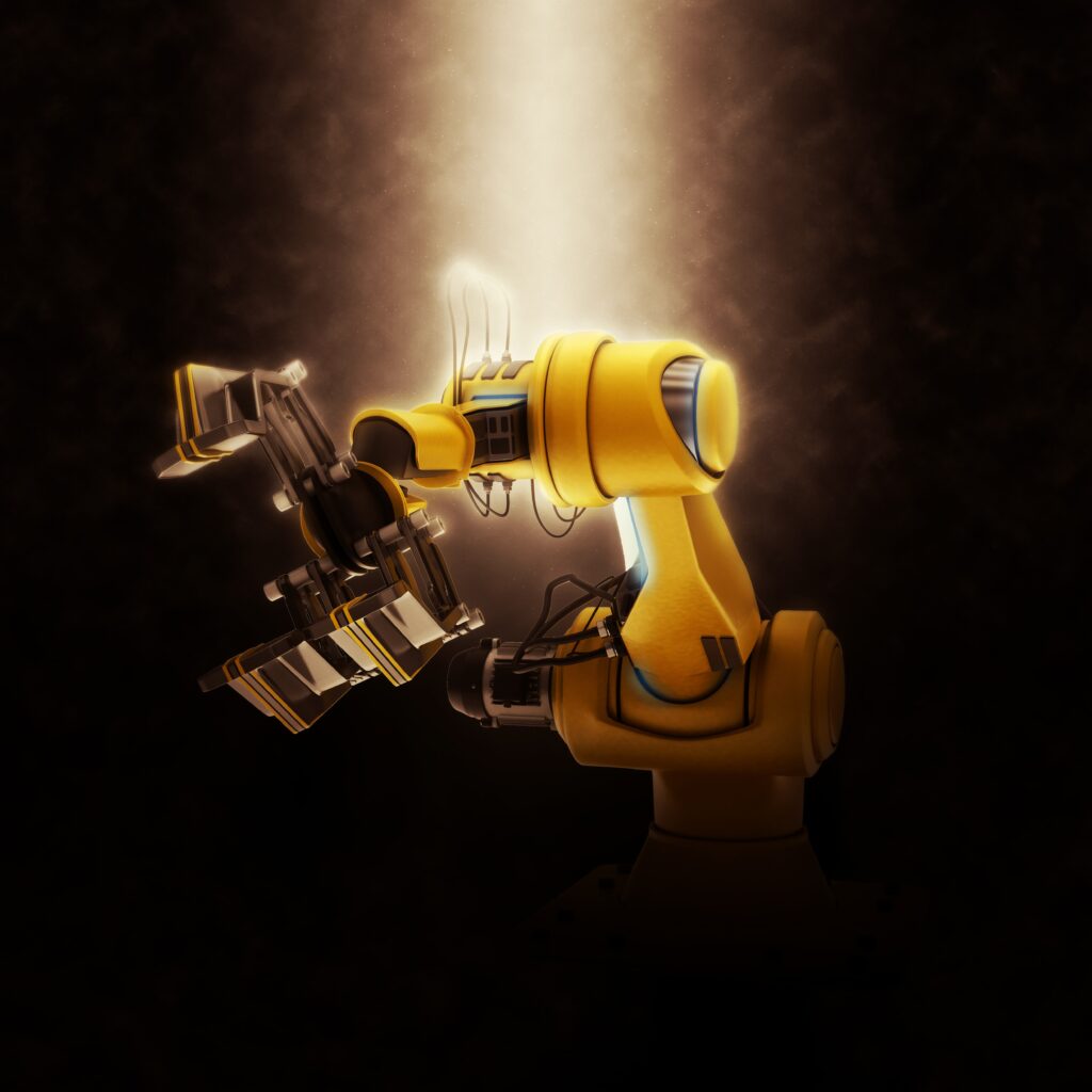 Robot lini produkcyjnej